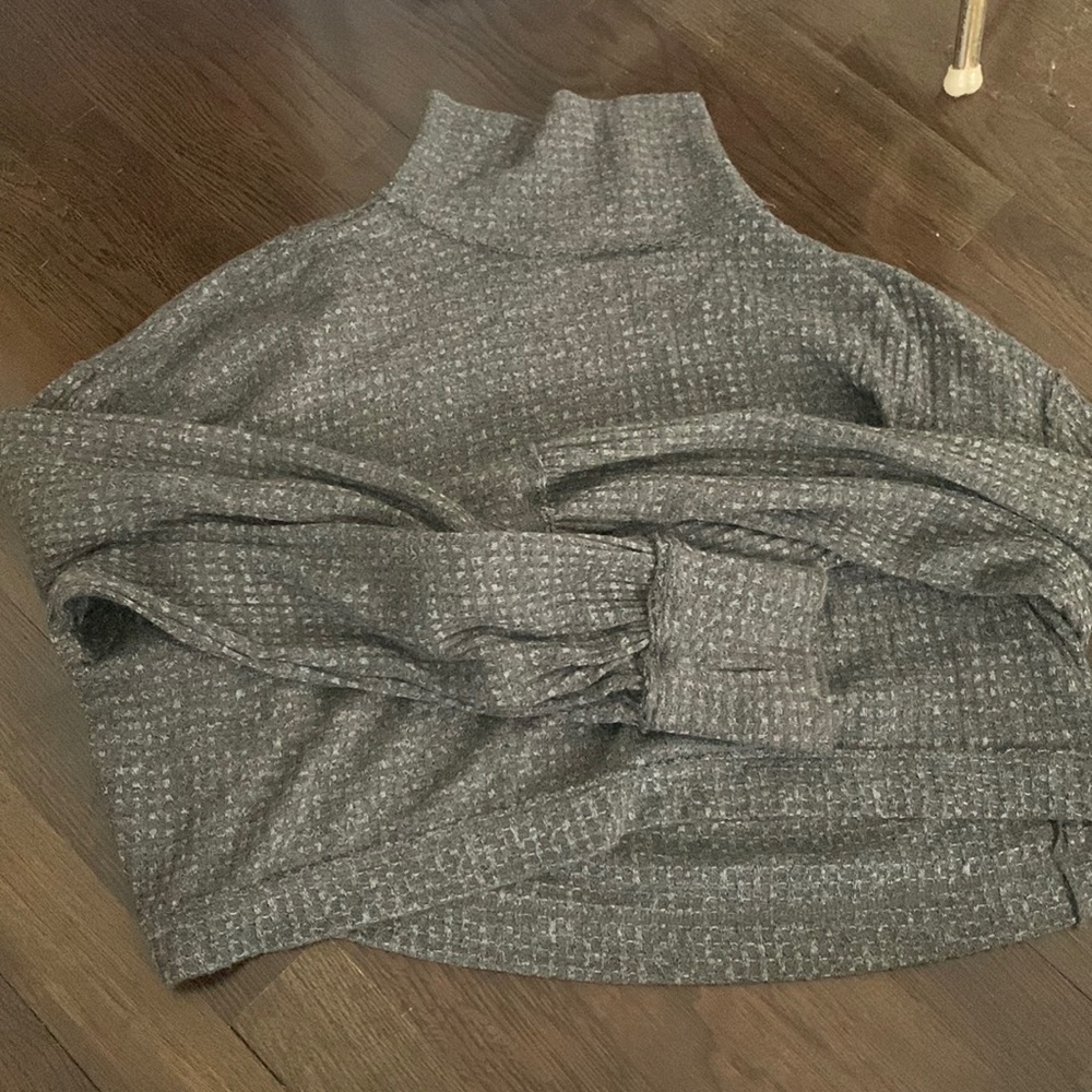 Free People Cropped Turtleneck